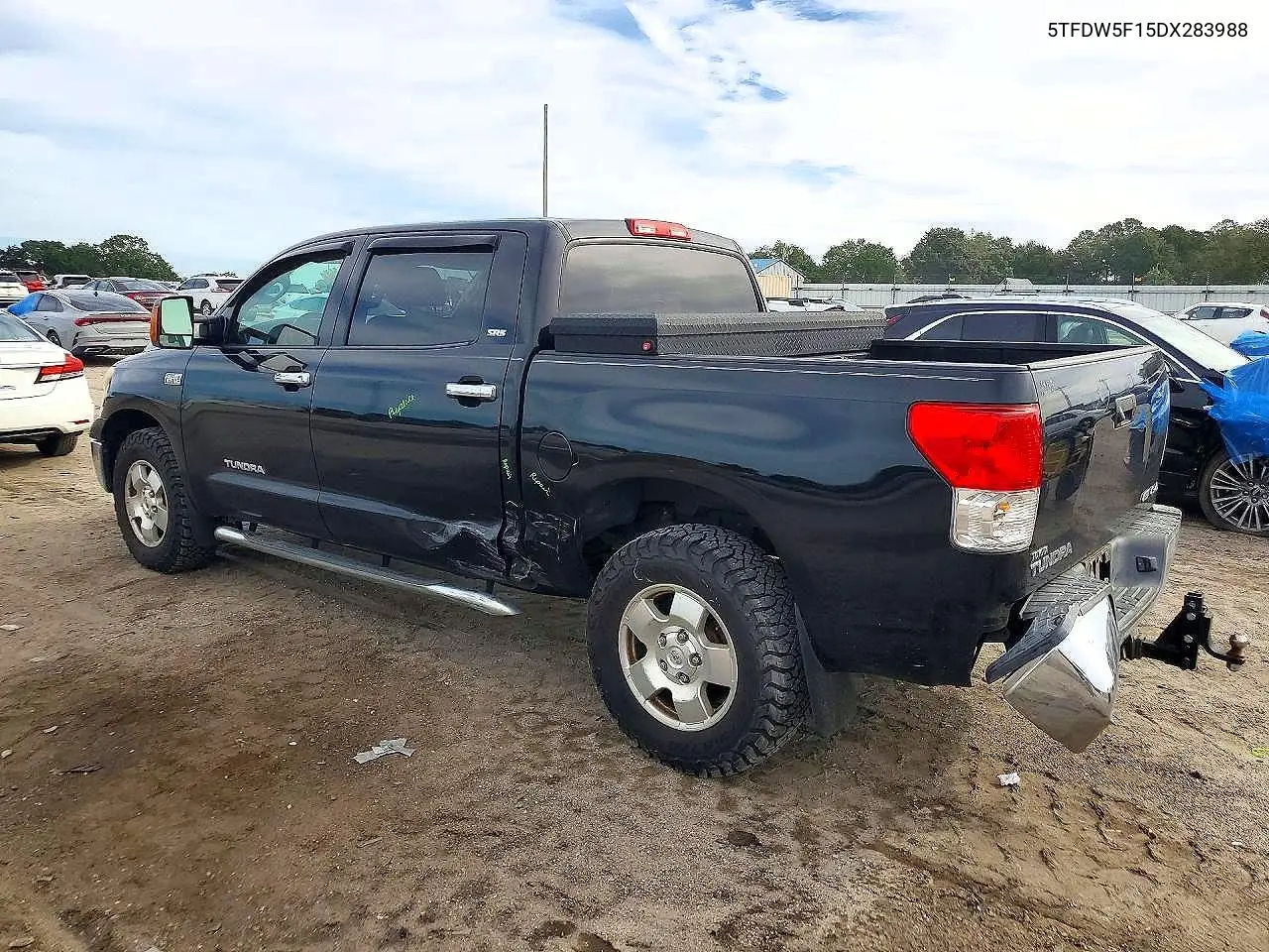 2013 TOYOTA TUNDRA VIN 5TFDW5F15DX283988 — фото 3