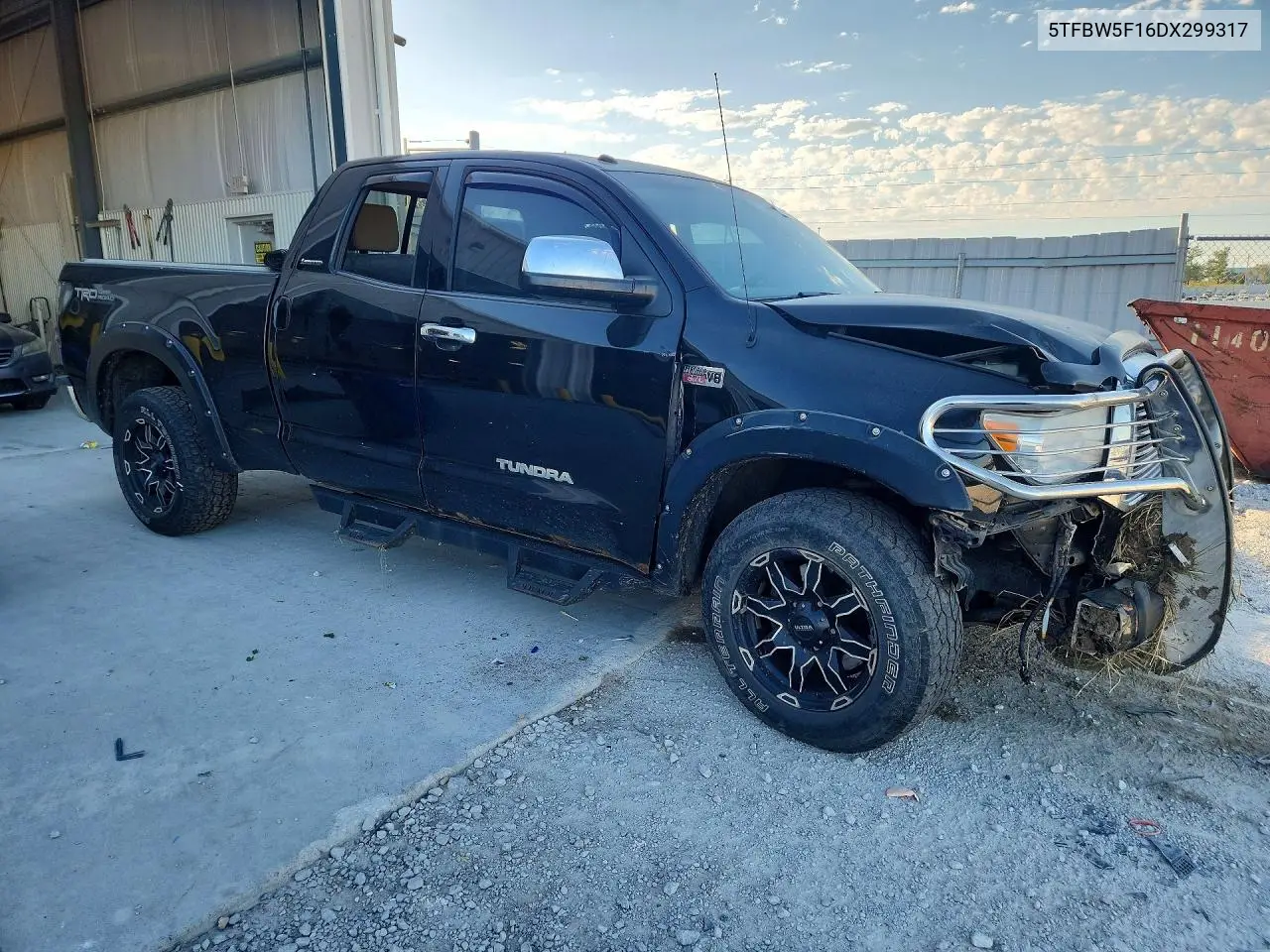 2013 TOYOTA TUNDRA VIN 5TFBW5F16DX299317 — фото 4