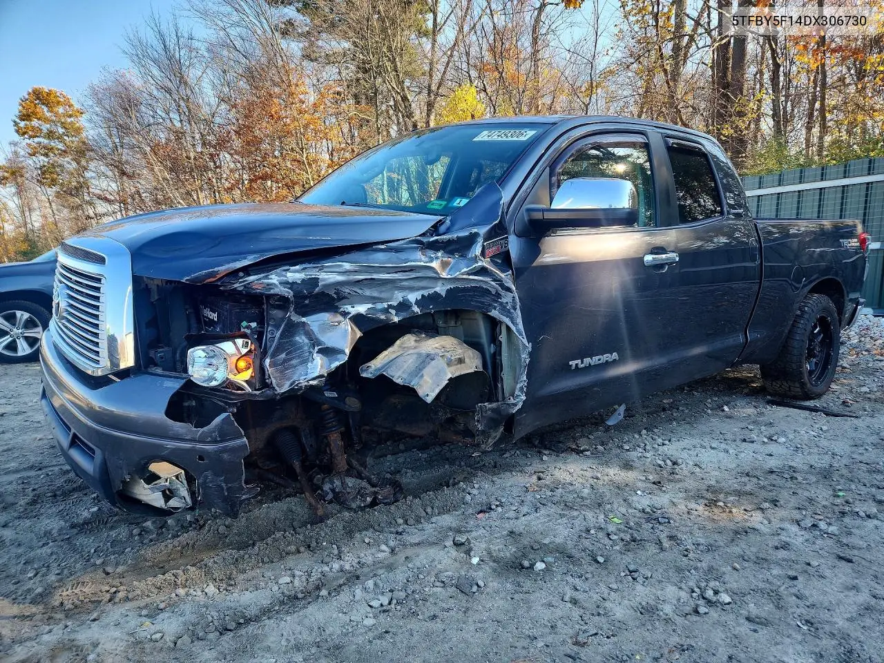 TOYOTA TUNDRA 2013, VIN 5TFBY5F14DX306730