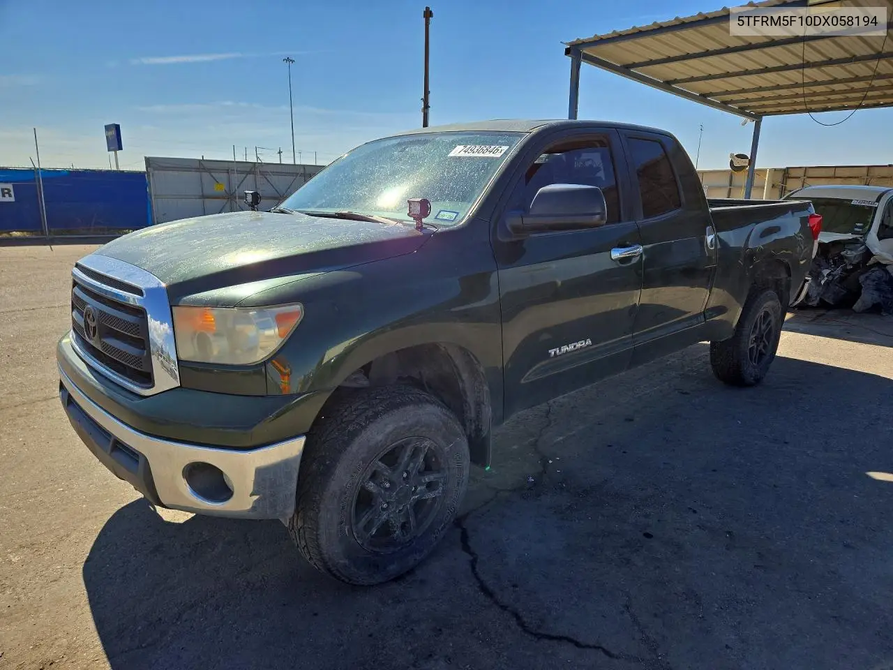 TOYOTA TUNDRA 2013, VIN 5TFRM5F10DX058194