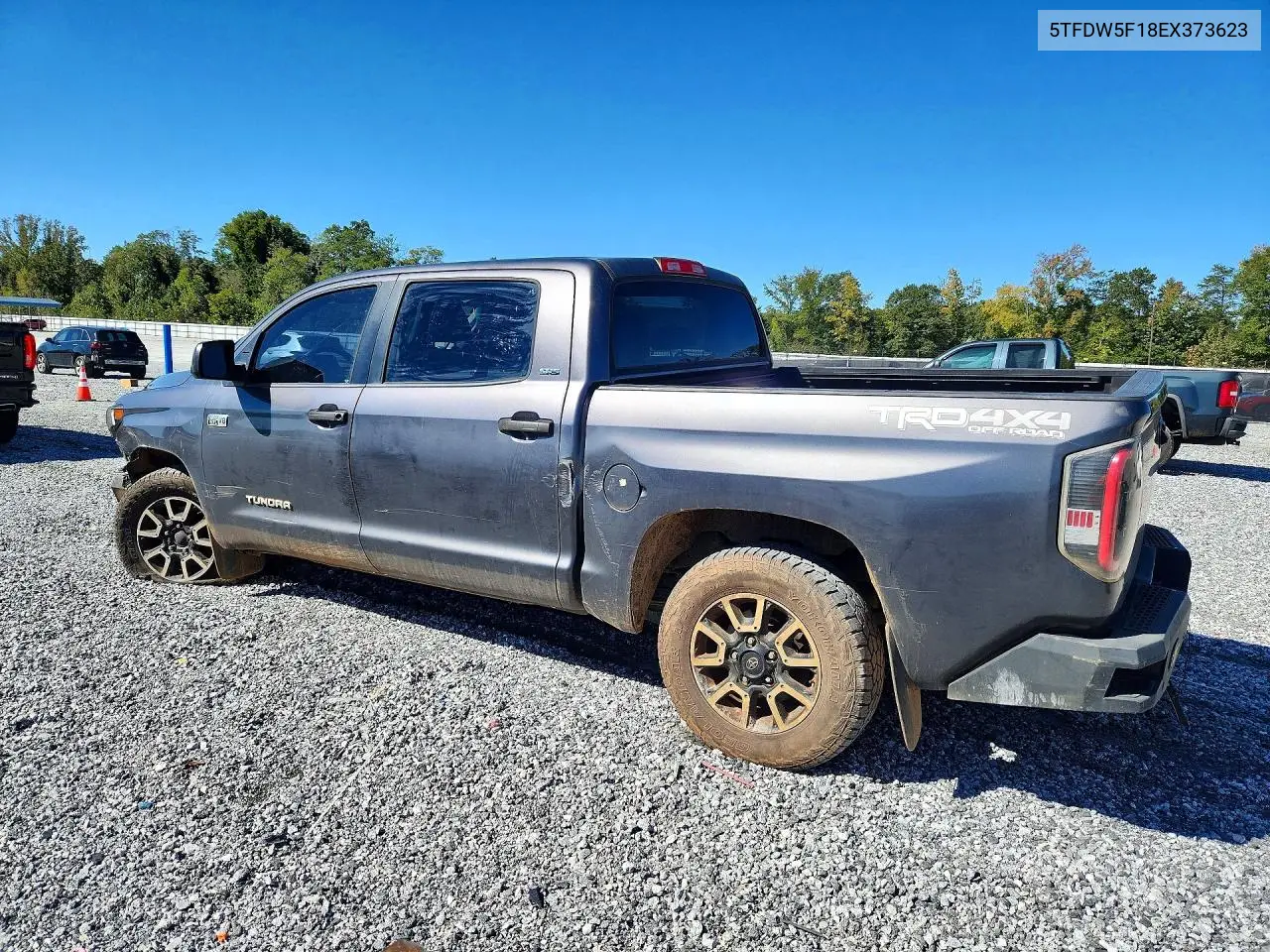 2014 TOYOTA TUNDRA VIN 5TFDW5F18EX373623 — фото 2