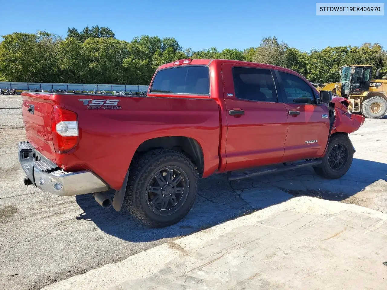 2014 TOYOTA TUNDRA VIN 5TFDW5F19EX406970 — фото 3
