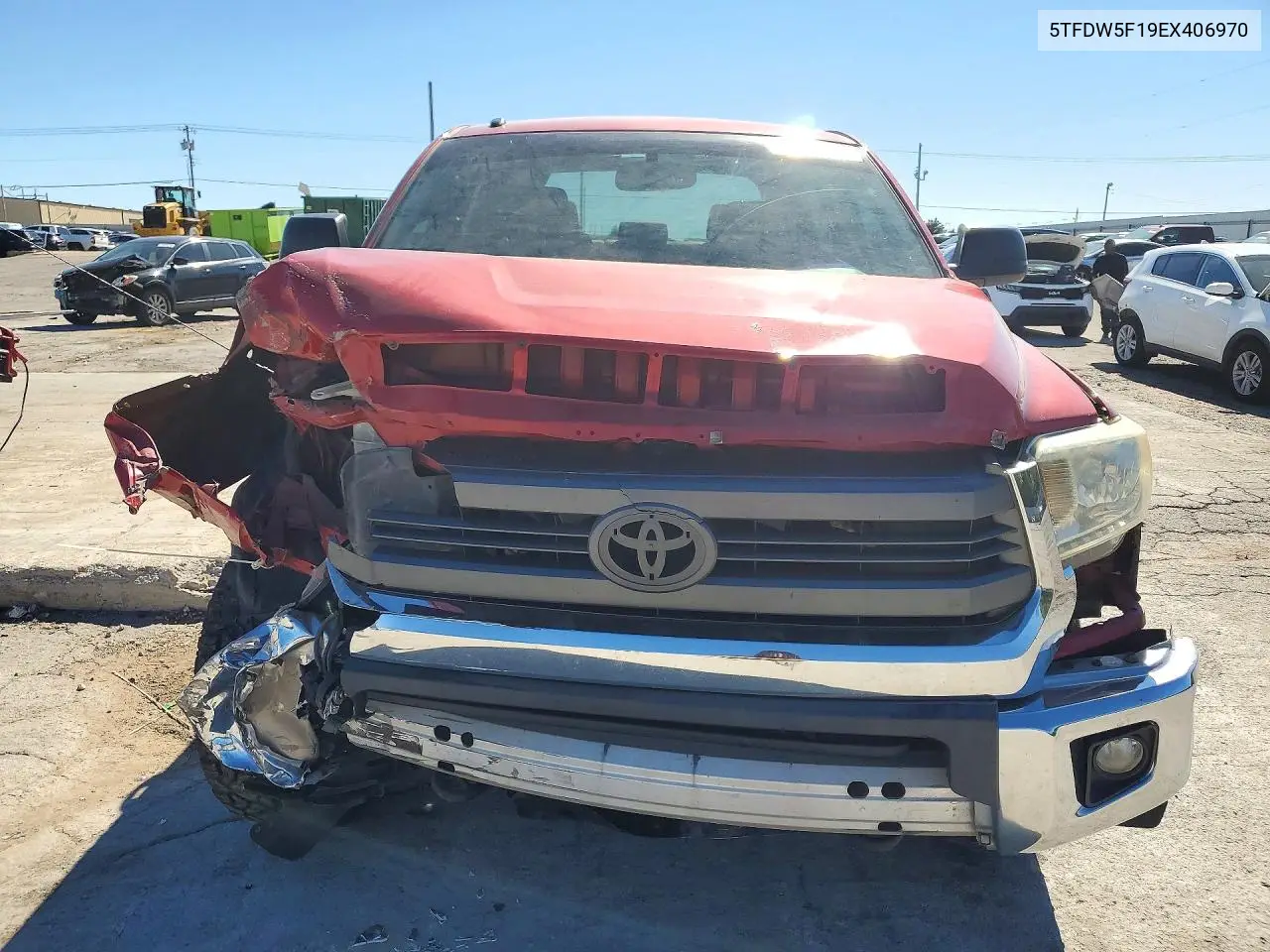 2014 TOYOTA TUNDRA VIN 5TFDW5F19EX406970 — фото 5