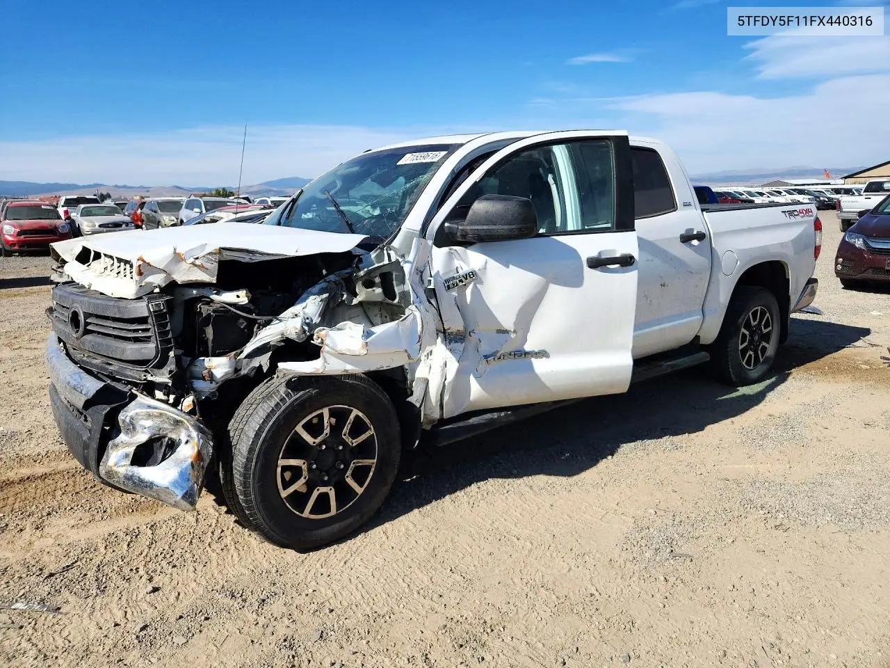 TOYOTA TUNDRA 2015, VIN 5TFDY5F11FX440316