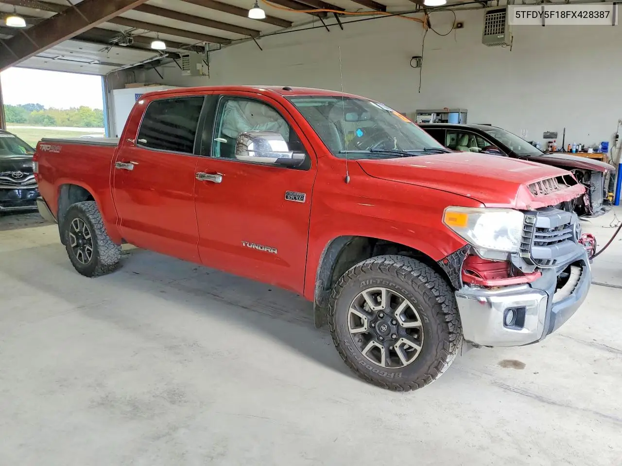 2015 TOYOTA TUNDRA VIN 5TFDY5F18FX428387 — фото 4
