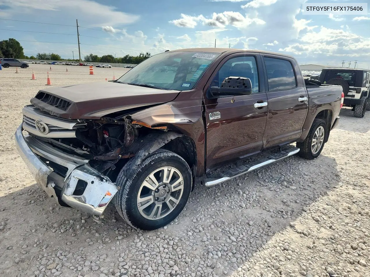 TOYOTA TUNDRA 2015, VIN 5TFGY5F16FX175406