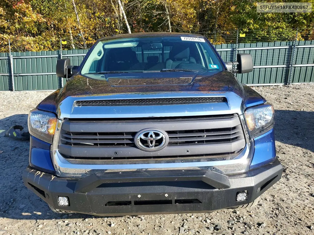 2015 TOYOTA TUNDRA VIN 5TFUY5F1XFX430867 — фото 5
