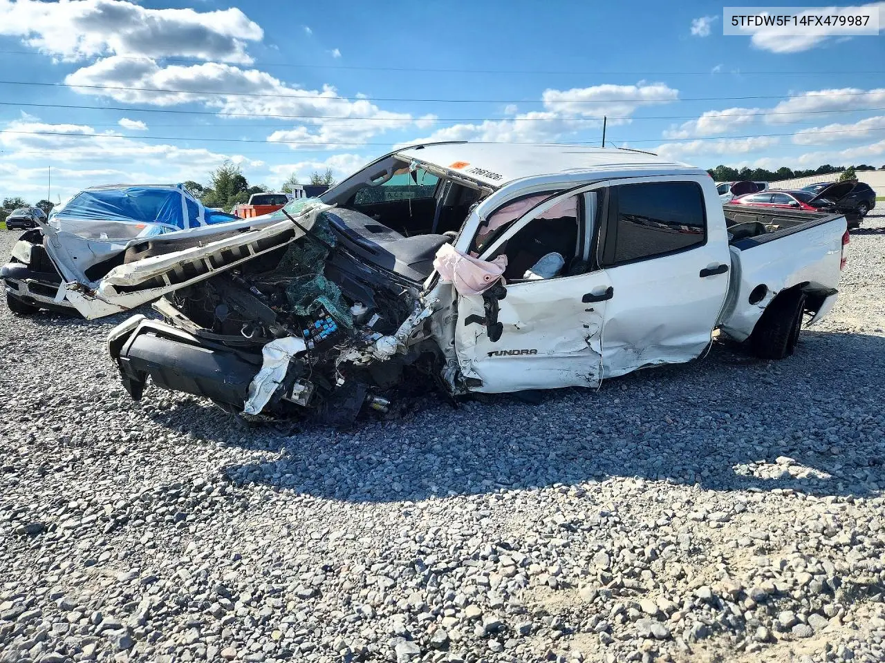 TOYOTA TUNDRA 2015, VIN 5TFDW5F14FX479987