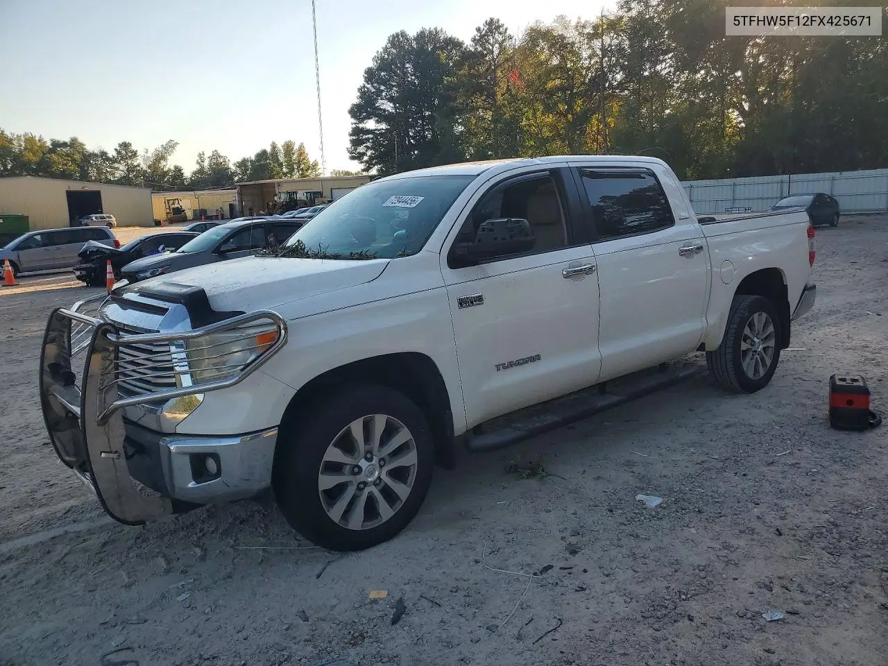 TOYOTA TUNDRA 2015, VIN 5TFHW5F12FX425671