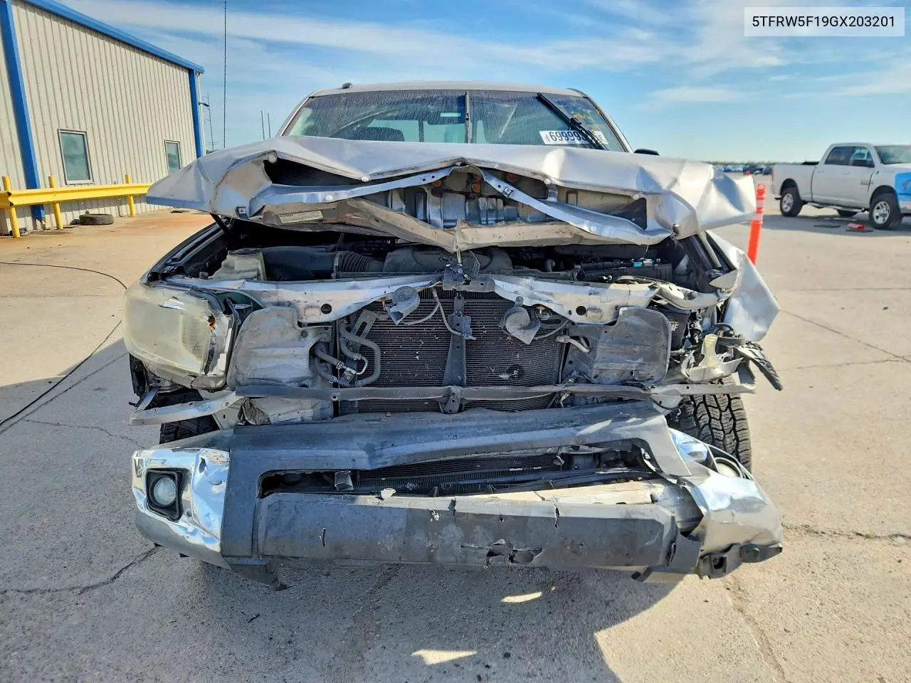 2016 TOYOTA TUNDRA VIN 5TFRW5F19GX203201 — фото 5