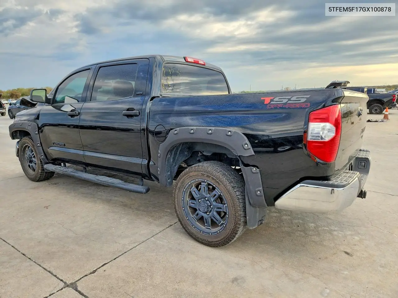 2016 TOYOTA TUNDRA VIN 5TFEM5F17GX100878 — фото 2
