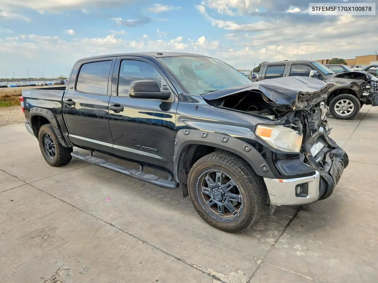 2016 TOYOTA TUNDRA VIN 5TFEM5F17GX100878 — фото 4