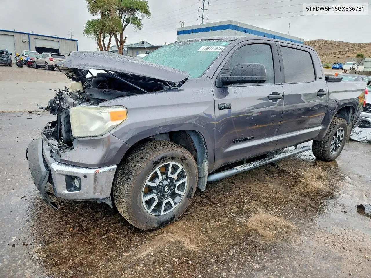 TOYOTA TUNDRA 2016, VIN 5TFDW5F15GX536781