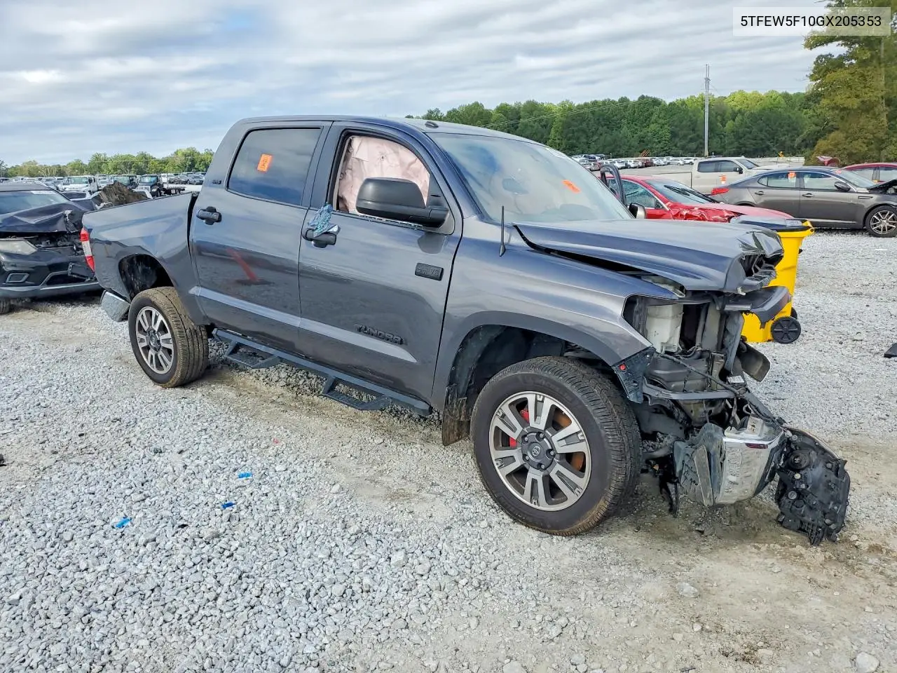 2016 TOYOTA TUNDRA VIN 5TFEW5F10GX205353 — фото 4