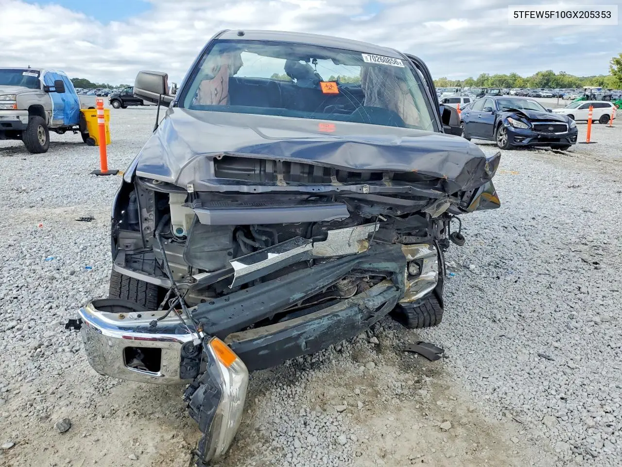 2016 TOYOTA TUNDRA VIN 5TFEW5F10GX205353 — фото 5