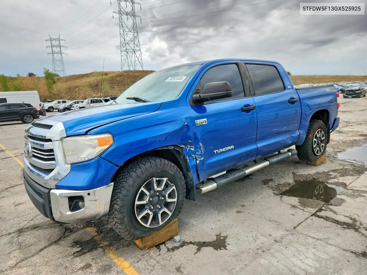 TOYOTA TUNDRA 2016, VIN 5TFDW5F13GX525925