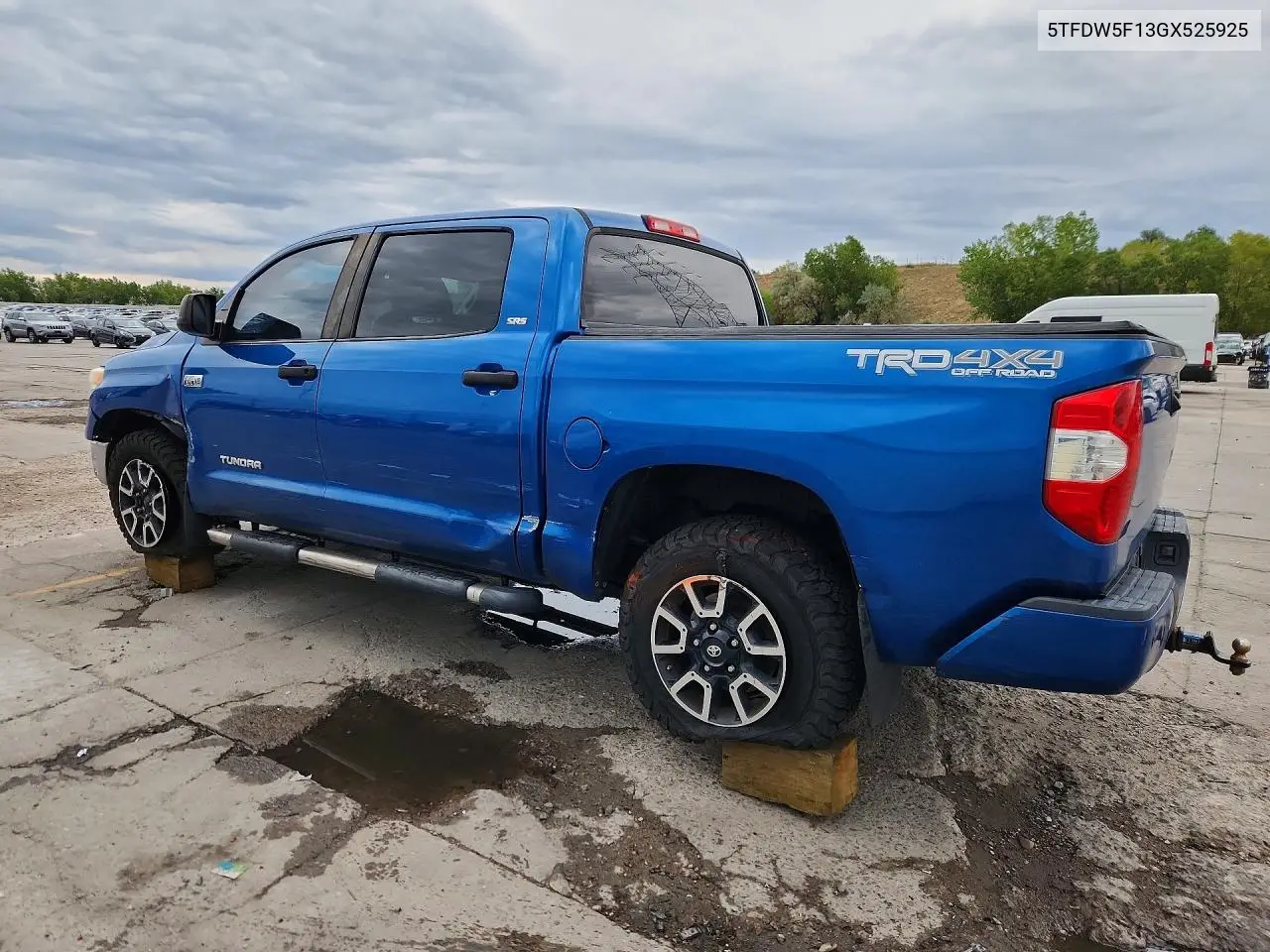 2016 TOYOTA TUNDRA VIN 5TFDW5F13GX525925 — фото 2