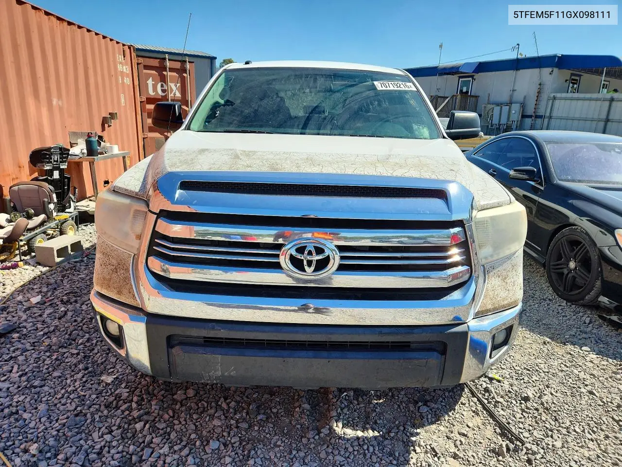 2016 TOYOTA TUNDRA VIN 5TFEM5F11GX098111 — фото 5