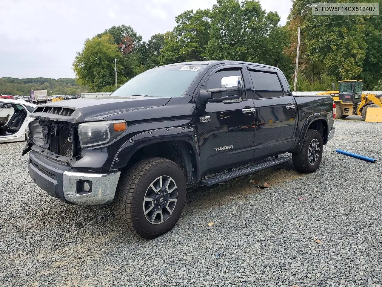 TOYOTA TUNDRA 2016, VIN 5TFDW5F14GX512407