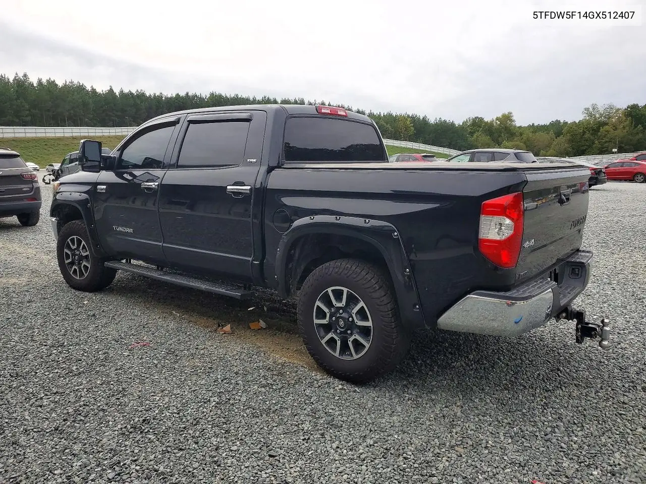 2016 TOYOTA TUNDRA VIN 5TFDW5F14GX512407 — фото 2