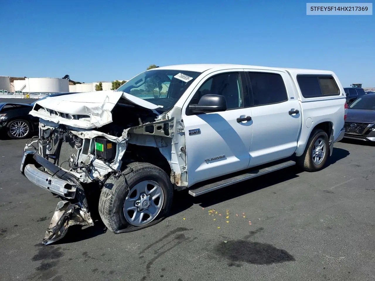 TOYOTA TUNDRA 2017, VIN 5TFEY5F14HX217369