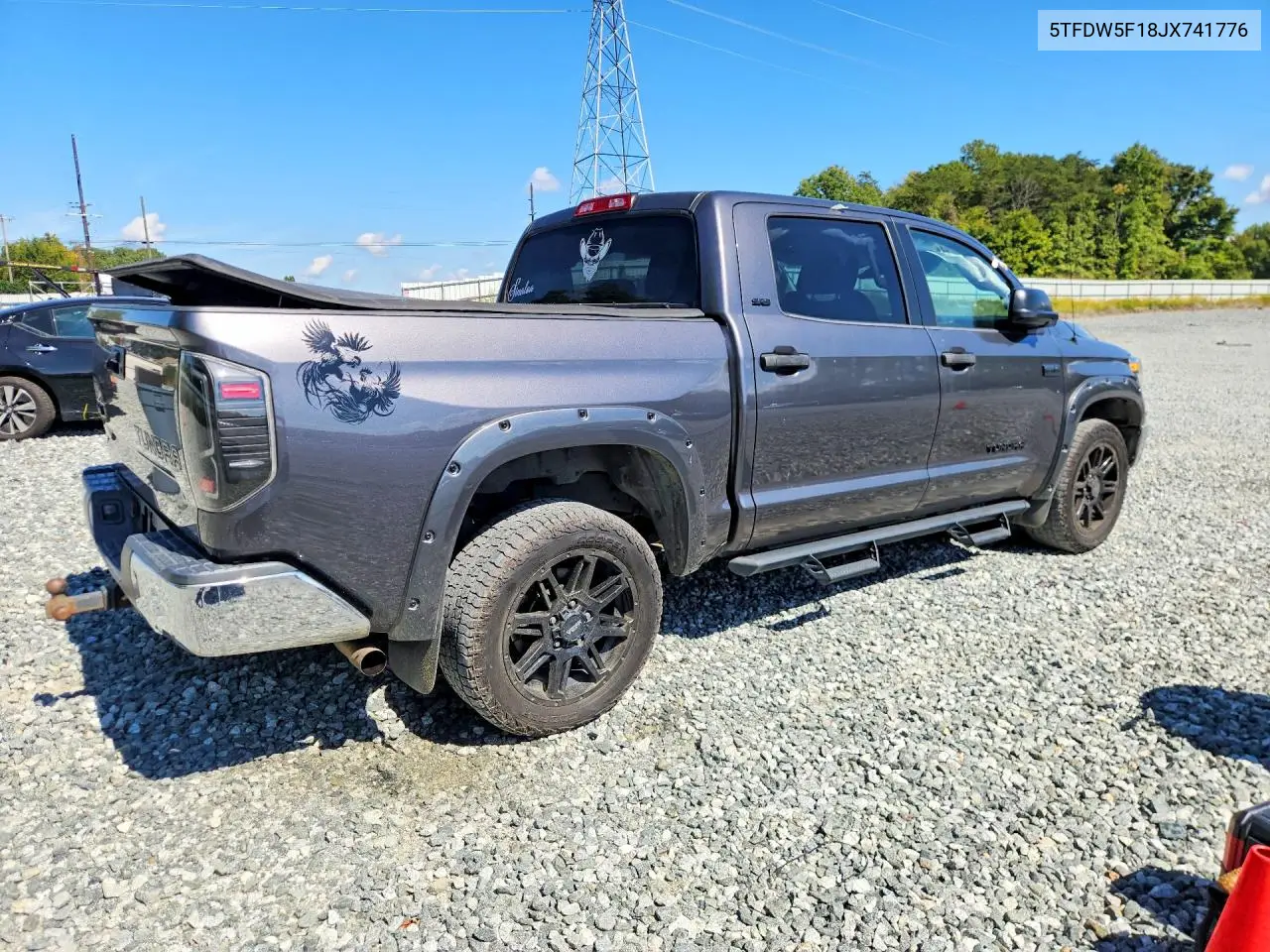 2018 TOYOTA TUNDRA VIN 5TFDW5F18JX741776 — фото 3