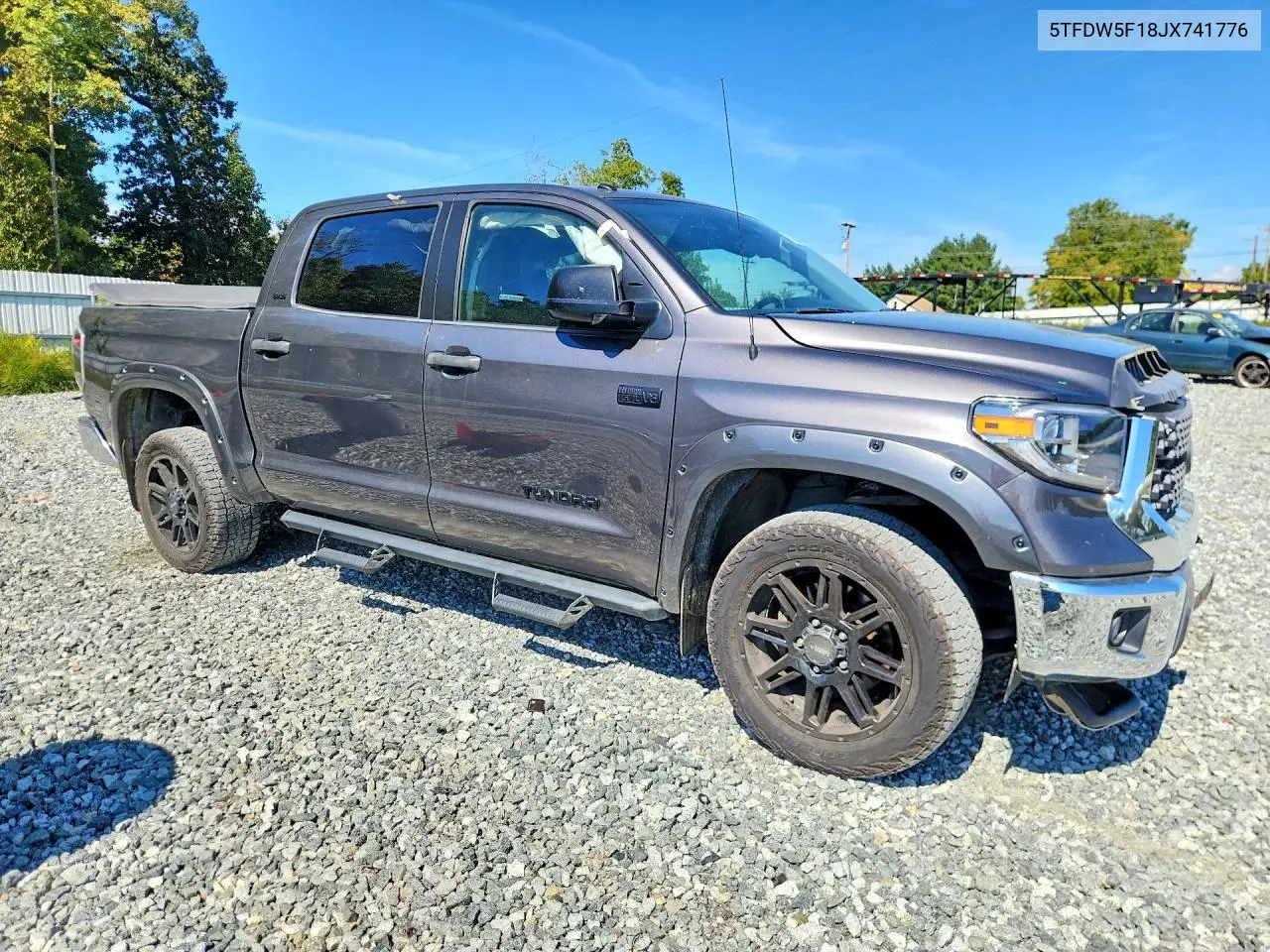 2018 TOYOTA TUNDRA VIN 5TFDW5F18JX741776 — фото 4