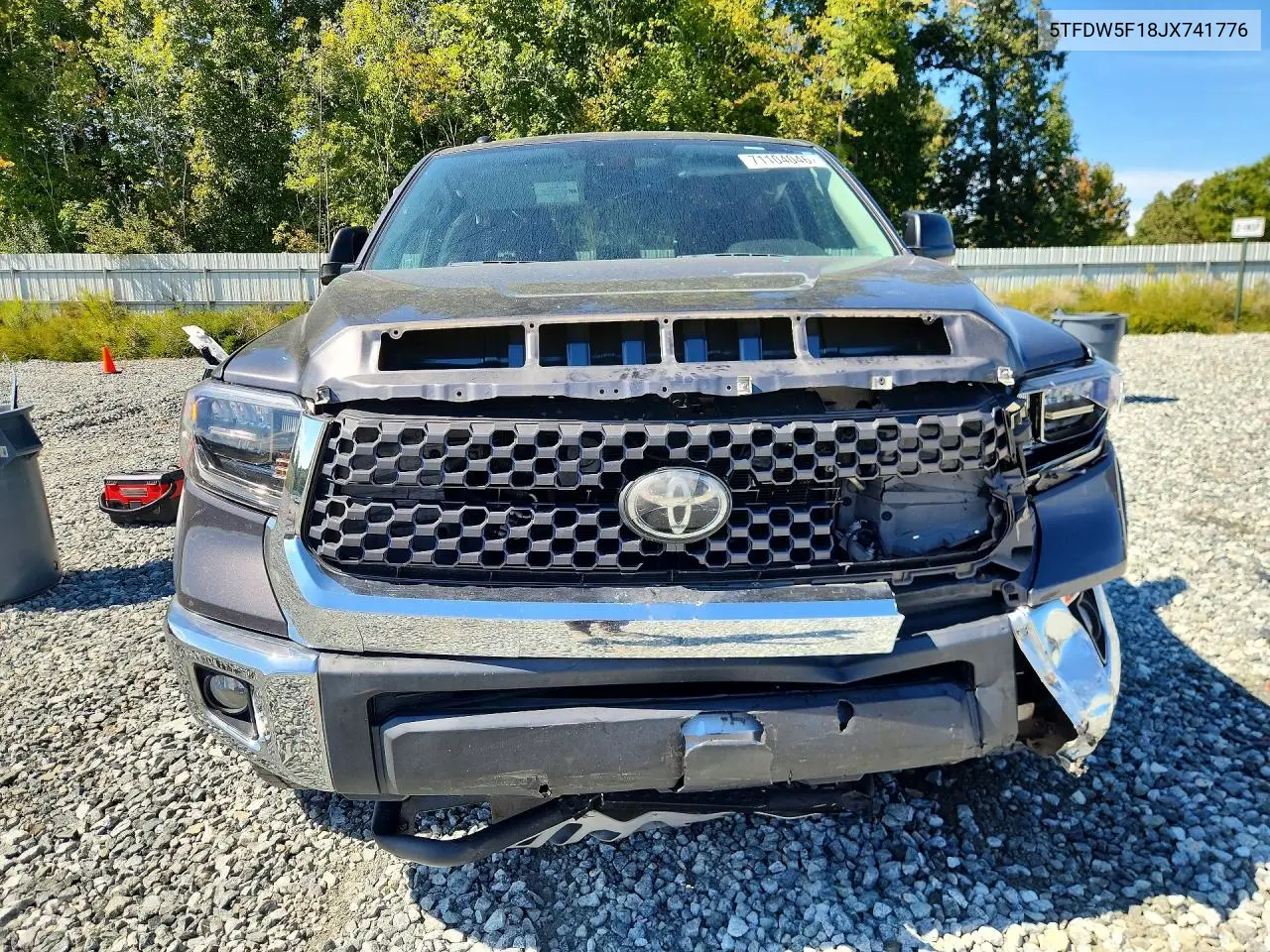 2018 TOYOTA TUNDRA VIN 5TFDW5F18JX741776 — фото 5
