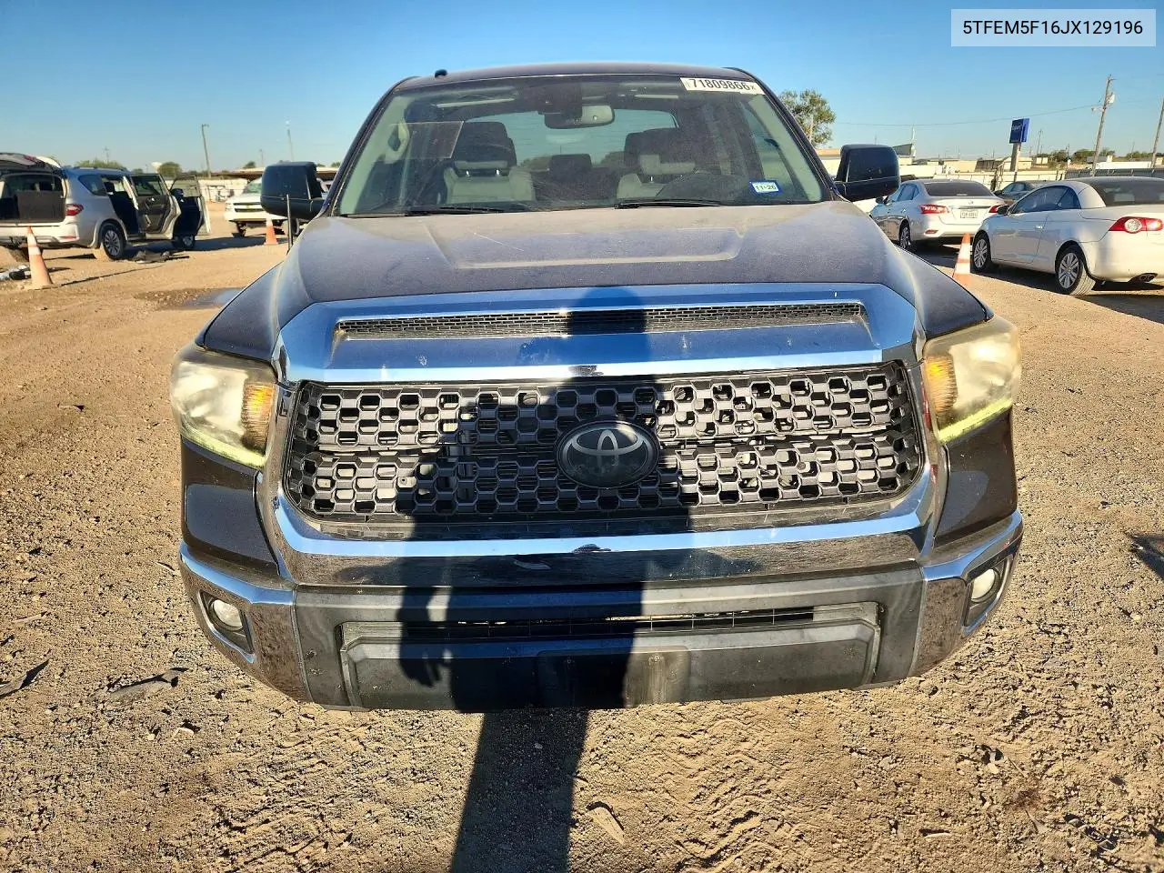 2018 TOYOTA TUNDRA VIN 5TFEM5F16JX129196 — фото 5
