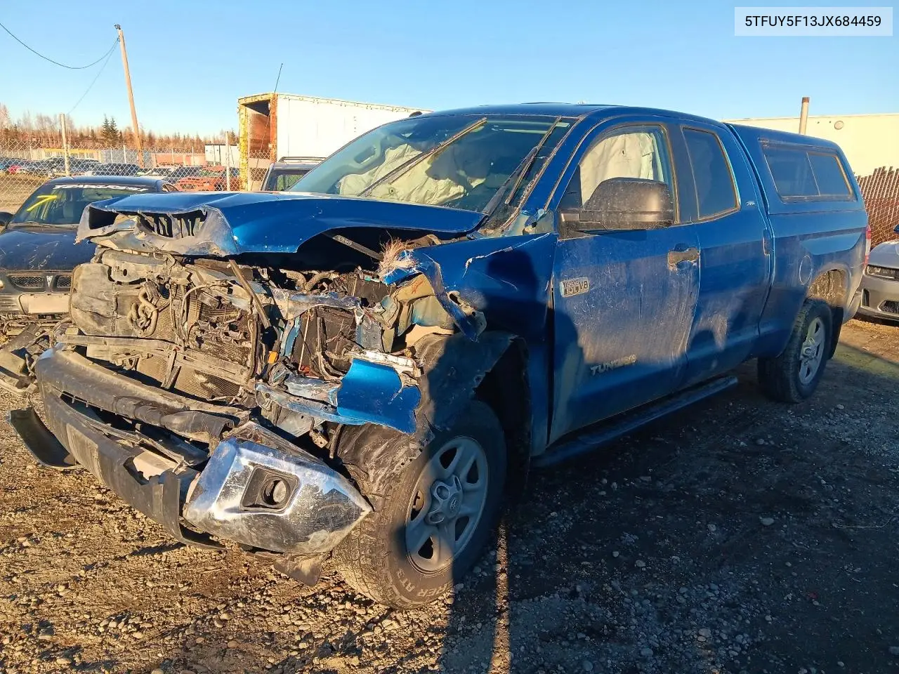 TOYOTA TUNDRA 2018, VIN 5TFUY5F13JX684459
