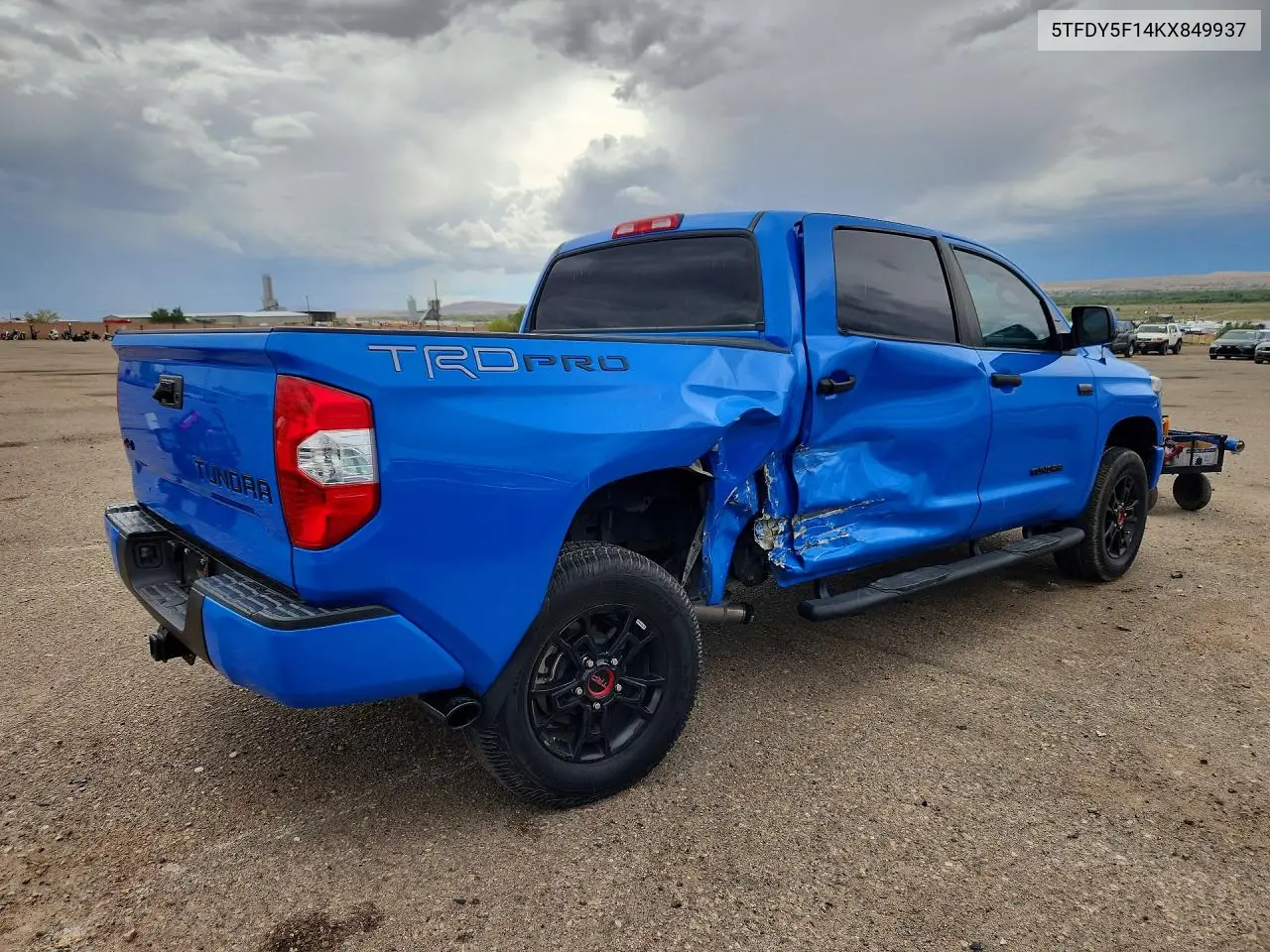 2019 TOYOTA TUNDRA VIN 5TFDY5F14KX849937 — фото 3