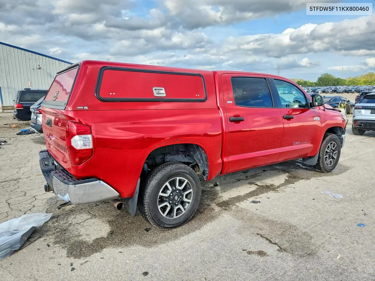 2019 TOYOTA TUNDRA VIN 5TFDW5F11KX800460 — фото 3