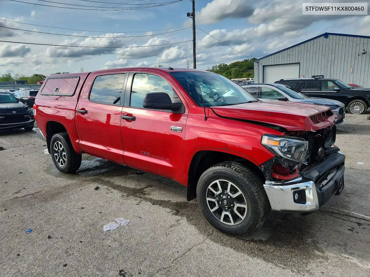 2019 TOYOTA TUNDRA VIN 5TFDW5F11KX800460 — фото 4