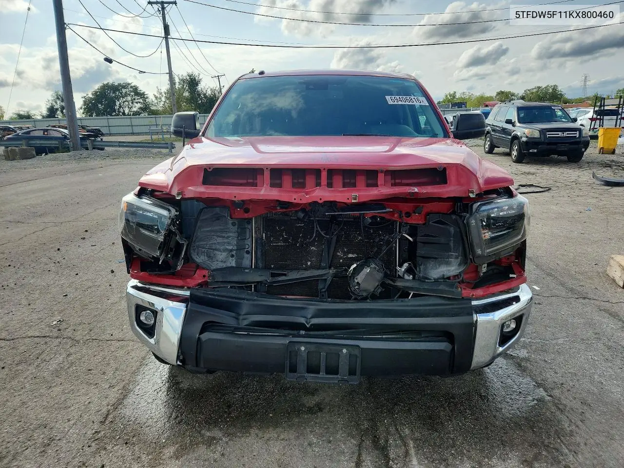 2019 TOYOTA TUNDRA VIN 5TFDW5F11KX800460 — фото 5
