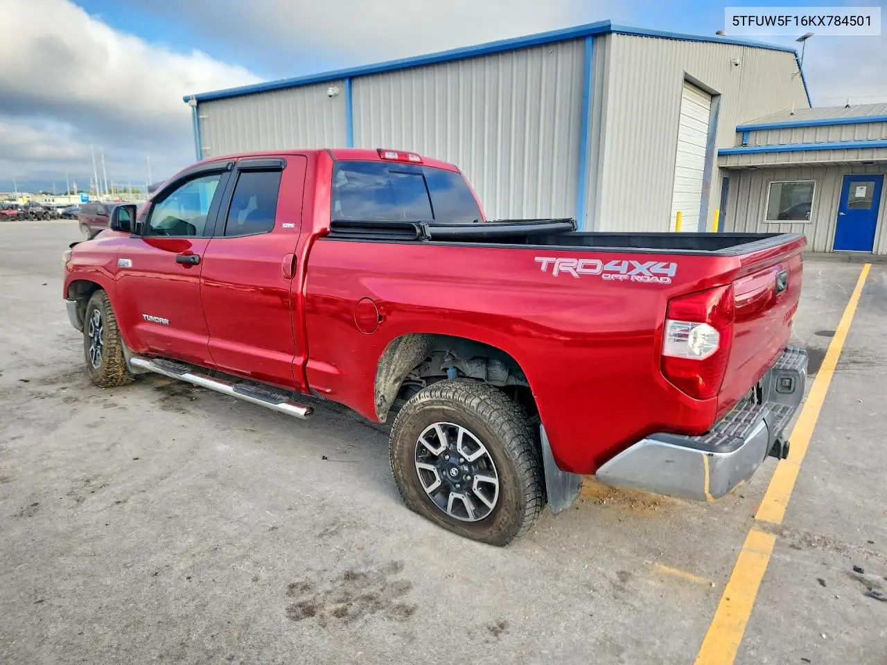 2019 TOYOTA TUNDRA VIN 5TFUW5F16KX784501 — фото 2