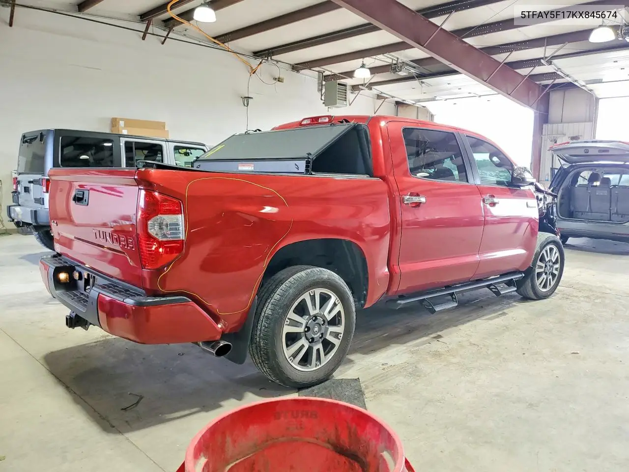 2019 TOYOTA TUNDRA VIN 5TFAY5F17KX845674 — фото 3