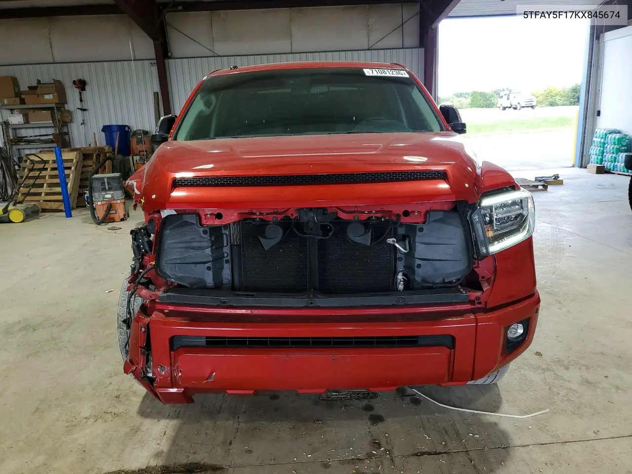 2019 TOYOTA TUNDRA VIN 5TFAY5F17KX845674 — фото 5