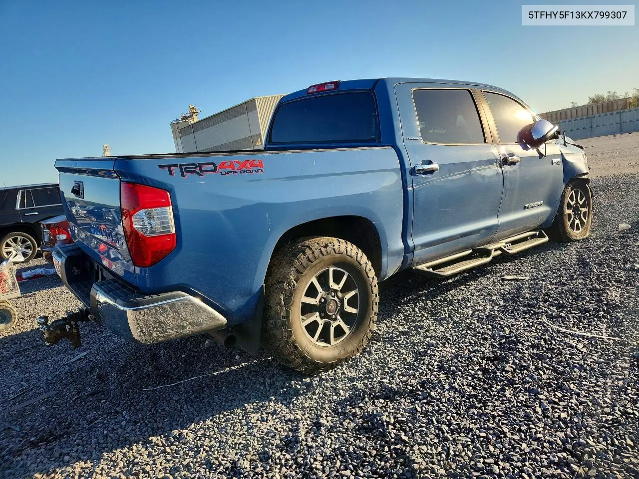 2019 TOYOTA TUNDRA VIN 5TFHY5F13KX799307 — фото 3