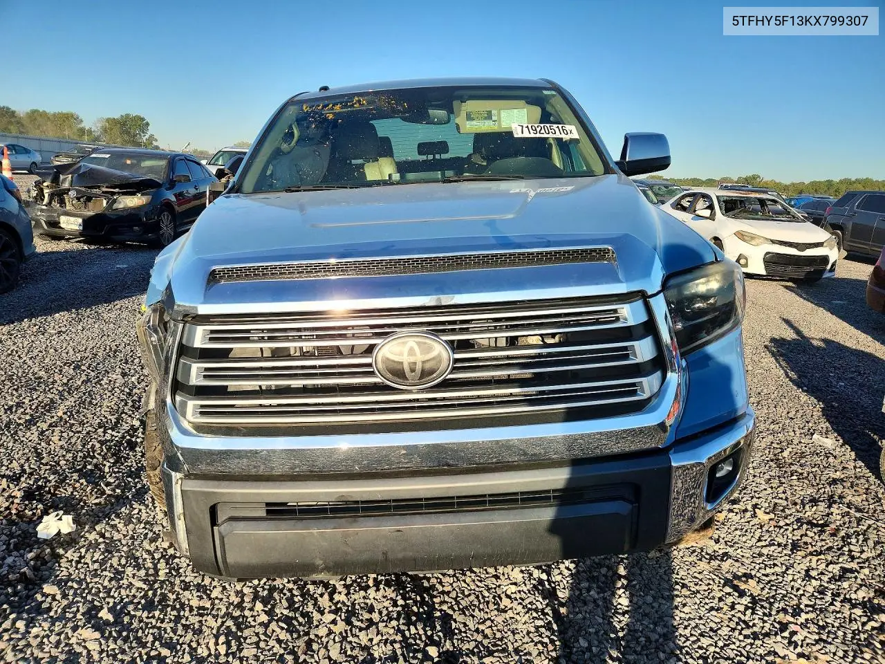 2019 TOYOTA TUNDRA VIN 5TFHY5F13KX799307 — фото 5