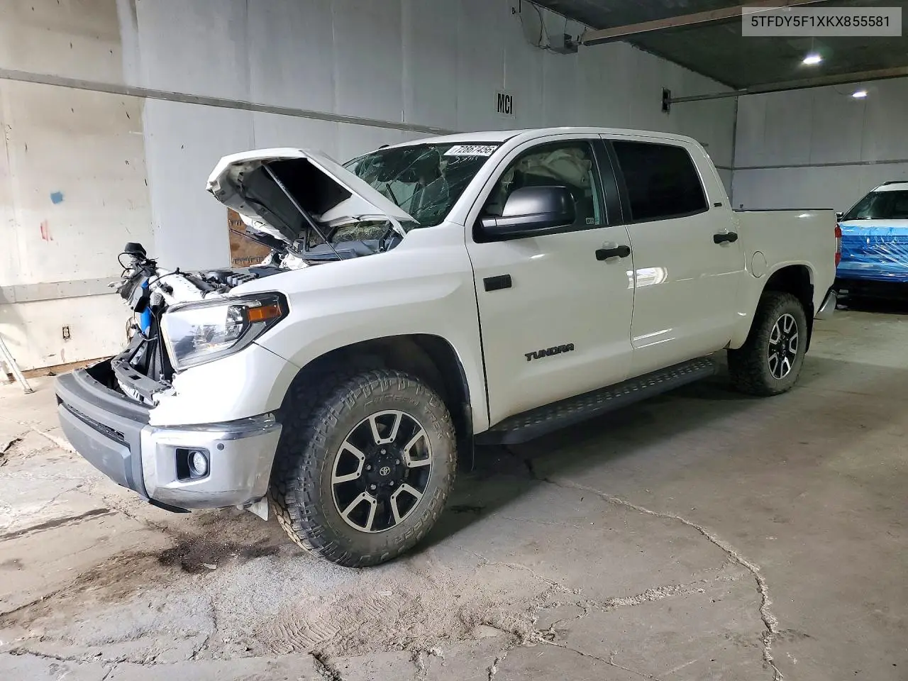TOYOTA TUNDRA 2019, VIN 5TFDY5F1XKX855581