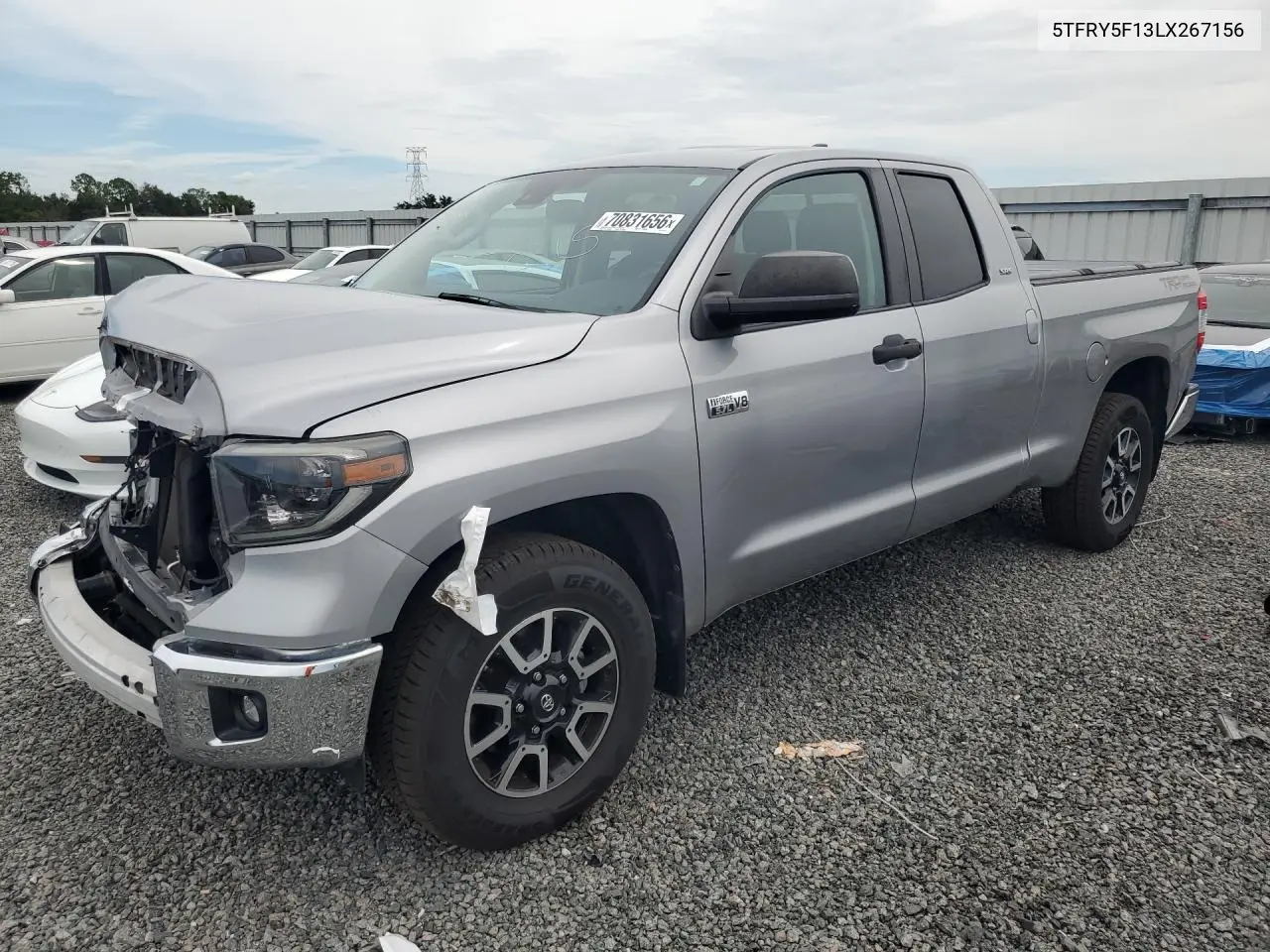 TOYOTA TUNDRA 2020, VIN 5TFRY5F13LX267156