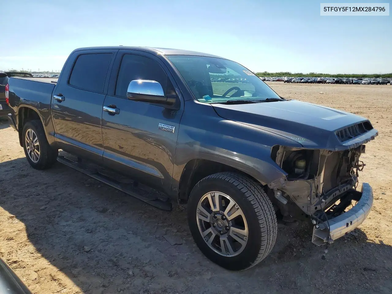 2021 TOYOTA TUNDRA VIN 5TFGY5F12MX284796 — фото 4