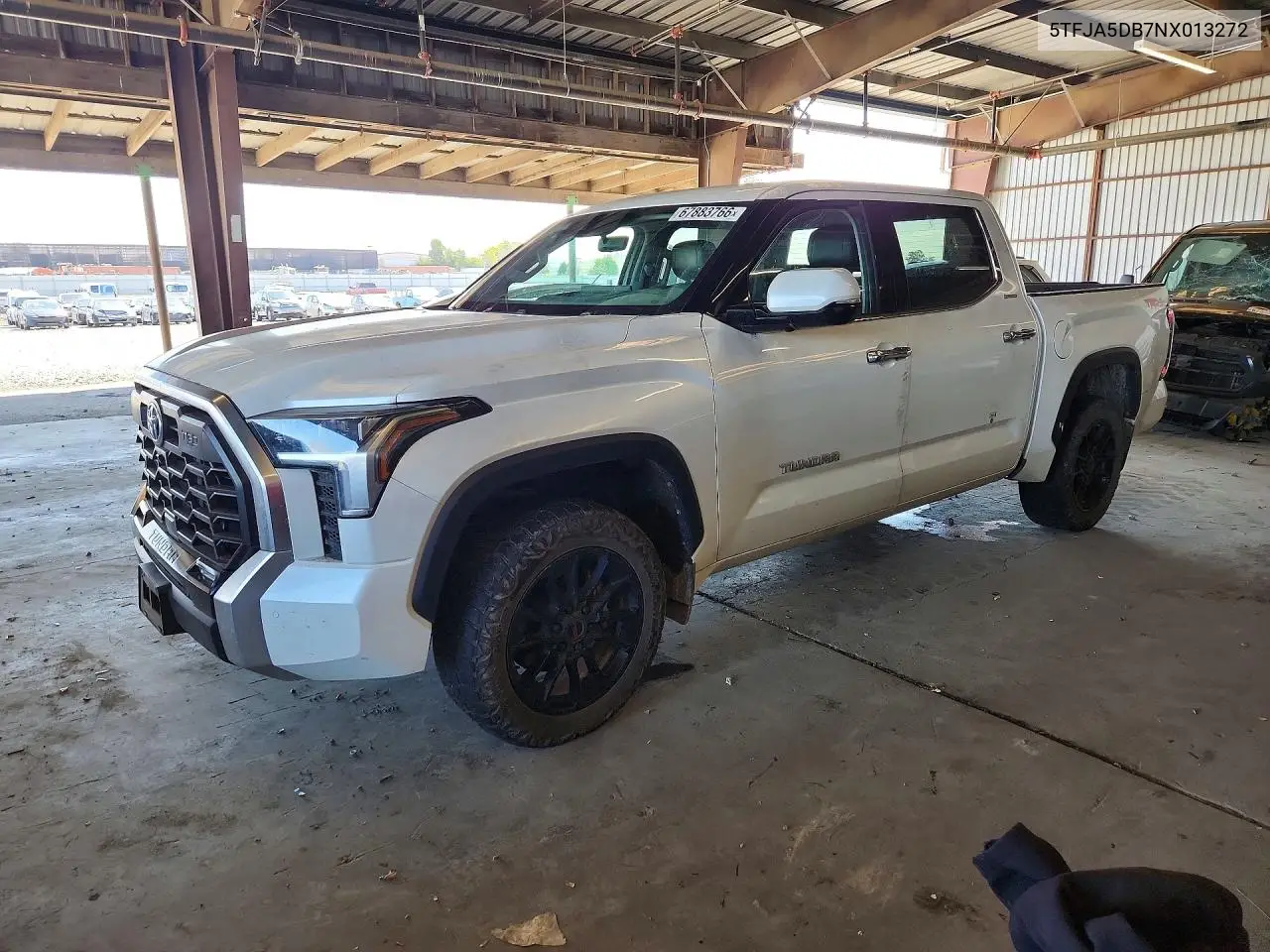 TOYOTA TUNDRA 2022, VIN 5TFJA5DB7NX013272
