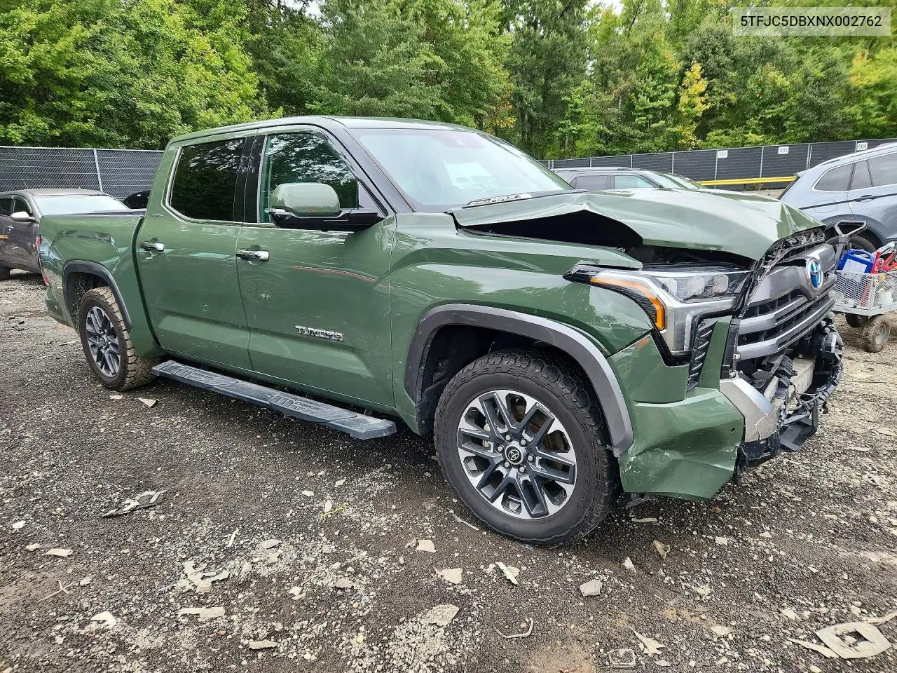 2022 TOYOTA TUNDRA VIN 5TFJC5DBXNX002762 — фото 4