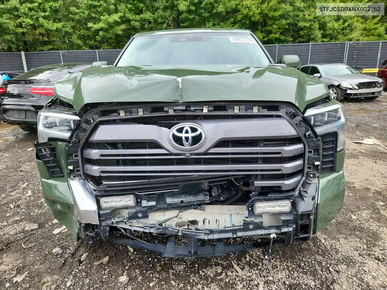 2022 TOYOTA TUNDRA VIN 5TFJC5DBXNX002762 — фото 5