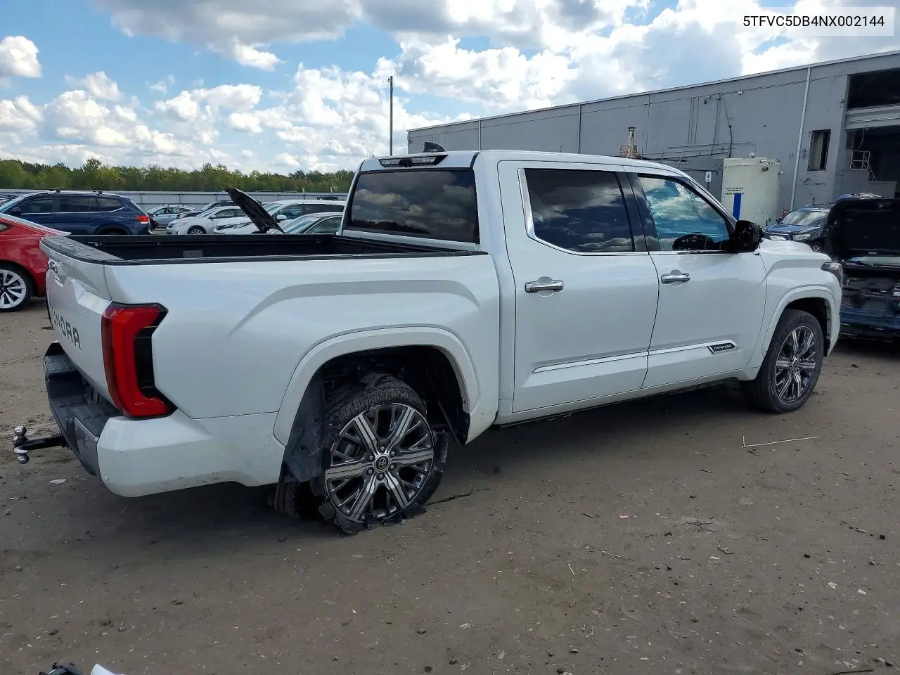 2022 TOYOTA TUNDRA VIN 5TFVC5DB4NX002144 — фото 3