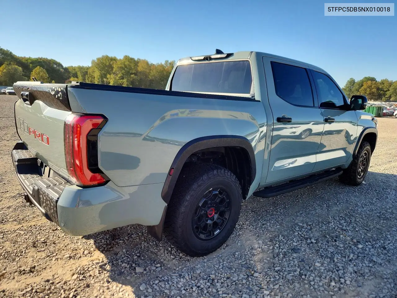2022 TOYOTA TUNDRA VIN 5TFPC5DB5NX010018 — фото 3