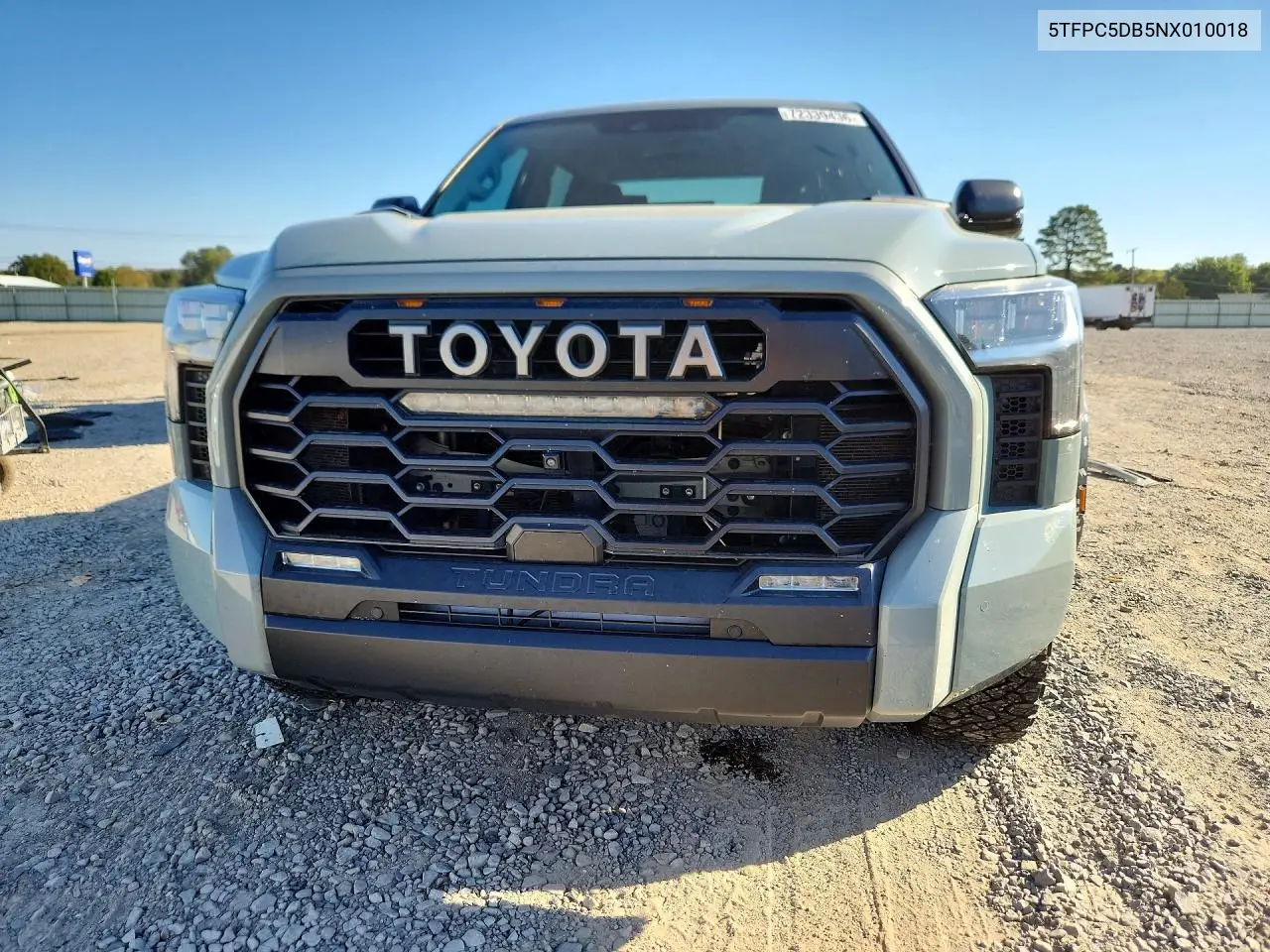 2022 TOYOTA TUNDRA VIN 5TFPC5DB5NX010018 — фото 5