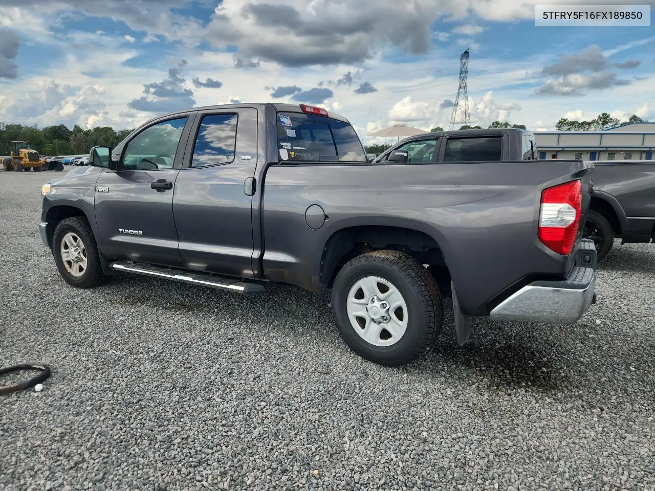 2022 TOYOTA TUNDRA VIN 5TFRY5F16FX189850 — фото 2