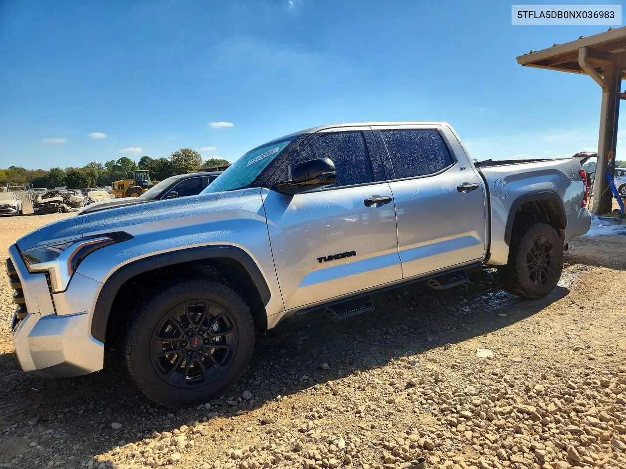 TOYOTA TUNDRA 2022, VIN 5TFLA5DB0NX036983